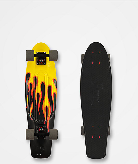 Penny Nickel Flames 27" Cruiser Skateboard Complete